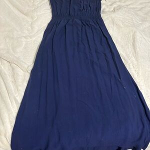Elegant Navy Blue Dress